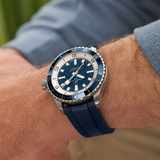  Shop Authentic Breitling Superocean Automatic 44 Blue Dial Blue Rubber Strap Watch for Men - A17376211C1S1 - Luxxuri