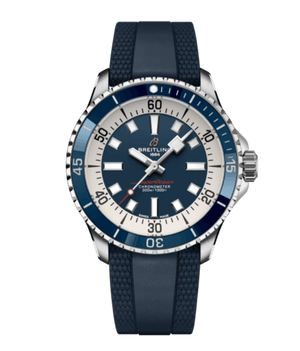  Shop Authentic Breitling Superocean Automatic 42mm Blue Dial Blue Rubber Strap Watch for Men - A17375E71C1S1 - Luxxuri