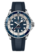  Shop Authentic Breitling Superocean Automatic 42mm Blue Dial Blue Rubber Strap Watch for Men - A17375E71C1S1 - Luxxuri