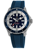  Shop Authentic Breitling Superocean Automatic 42mm Blue Dial Blue Rubber Strap Watch for Men - A17375E71C1S1 - Luxxuri