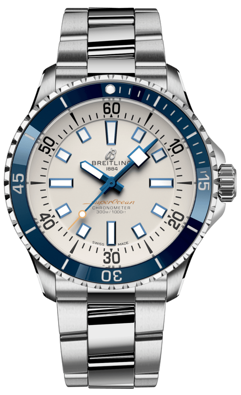  Shop Authentic Breitling Superocean Automatic 42 White Dial Green Silver Steel Strap Watch for Men - A17375E71G1A1 - Luxxuri