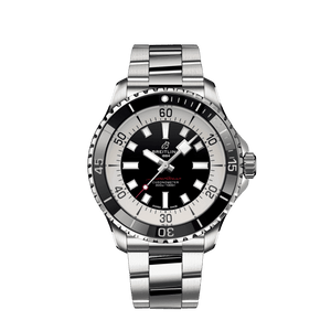  Shop Authentic Breitling Superocean Automatic 44mm Black Dial Silver Steel Strap Watch for for Men - A17376211B1A1 - Luxxuri
