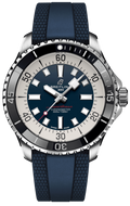  Shop Authentic Breitling Superocean Automatic 44 Blue Dial Blue Rubber Strap Watch for Men - A17376211C1S1 - Luxxuri