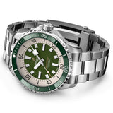  Shop Authentic Breitling Superocean Automatic 44mm Navy Green Dial Green Rubber Strap Watch for Men - A17376A31L1A1 - Luxxuri