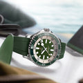 Breitling Superocean Automatic 44 Green Dial Green Rubber Strap Watch for Men - A17376A31L1S1