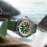 Shop Authentic Breitling Superocean Automatic 44 Green Dial Green Rubber Strap Watch for Men - A17376A31L1S1 - Luxxuri