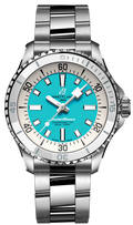  Shop Authentic Breitling Superocean Automatic 36 Turquoise Dial Silver Steel Strap Watch for Men - A17377211C1A1 - Luxxuri