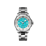  Shop Authentic Breitling Superocean Automatic 36 Turquoise Dial Silver Steel Strap Watch for Men - A17377211C1A1 - Luxxuri