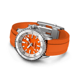  Shop Authentic Breitling Superocean Automatic 36 Orange Dial Orange Rubber Strap Watch for Men - A17377211O1S1 - Luxxuri