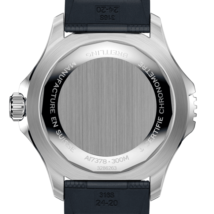  Shop Authentic Breitling Superocean Automatic 46 Blue Dial Blue Rubber Strap Watch for Men - A17378E71C1S1 - Luxxuri