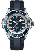  Shop Authentic Breitling Superocean Automatic 46 Blue Dial Blue Rubber Strap Watch for Men - A17378E71C1S1 - Luxxuri