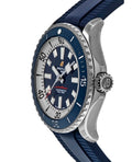  Shop Authentic Breitling Superocean Automatic 46 Blue Dial Blue Rubber Strap Watch for Men - A17378E71C1S1 - Luxxuri