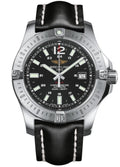  Shop Authentic Breitling Colt Automatic 44mm Black Dial Leather Strap Mens Watch - A1738811/BD44/435X - Luxxuri