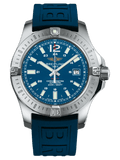 Shop Authentic Breitling Colt Automatic 44mm Blue Dial Rubber Strap Mens Watch - A1738811-C906-157S - Luxxuri