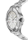  Shop Authentic Breitling Colt Automatic Silver Dial Black Leather Mens Watch - A1738811/G791/173A - Luxxuri