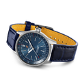 Breitling Navitimer Automatic 35 Blue Dial Blue Leather Strap Watch for Men - A17395161C1P1