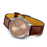  Shop Authentic Breitling Navitimer Automatic 35 Brown Dial Brown Leather Strap Watch for Men - A17395201K1P1 - Luxxuri