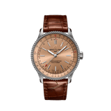  Shop Authentic Breitling Navitimer Automatic 35 Brown Dial Brown Leather Strap Watch for Men - A17395201K1P1 - Luxxuri