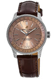  Shop Authentic Breitling Navitimer Automatic 35 Brown Dial Brown Leather Strap Watch for Men - A17395201K1P1 - Luxxuri