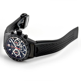  Shop Authentic Tag Heuer Carrera Automatic Chronograph Black Dial Black Rubber Strap Watch for Men - CBG2A90.FT6173 - Luxxuri