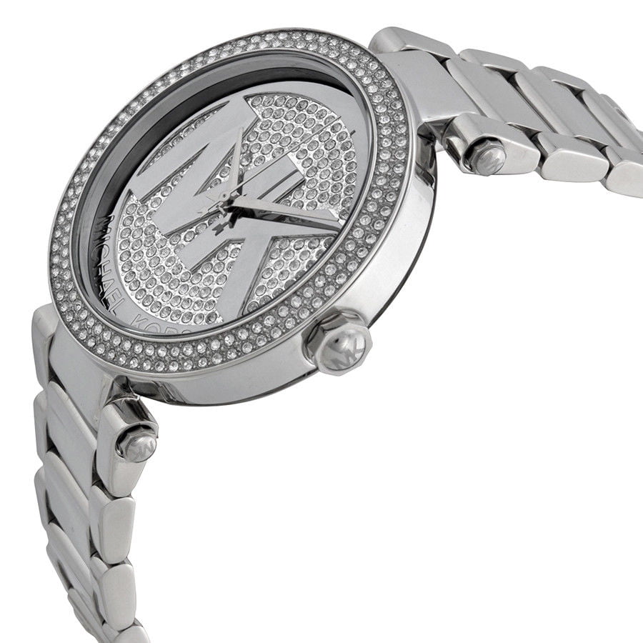  Shop Authentic Michael Kors Parker Silver Dial Silver Steel Strap Watch for Women - MK5925 - Luxxuri