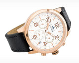  Shop Authentic Tommy Hilfiger Jake Multifunction White Dial Black Leather Strap Watch for Men - 1791236 - Luxxuri