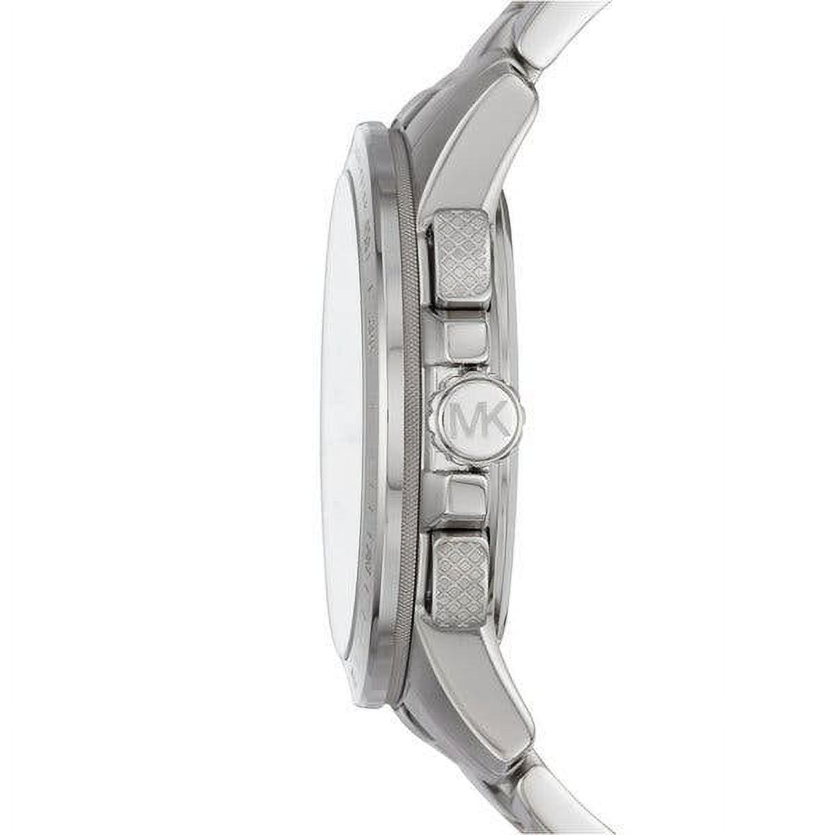  Shop Authentic Michael Kors Ryker Chronograph Black Dial Silver Steel Strap Watch For Men - MK8528 - Luxxuri