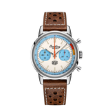  Shop Authentic Breitling Top Time Deus Limited Edition White Dial Brown Leather Strap Watch for Men - A233112A1A1X1 - Luxxuri
