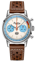  Shop Authentic Breitling Top Time Deus Limited Edition White Dial Brown Leather Strap Watch for Men - A233112A1A1X1 - Luxxuri