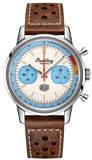  Shop Authentic Breitling Top Time Deus Limited Edition White Dial Brown Leather Strap Watch for Men - A233112A1A1X1 - Luxxuri