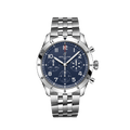  Shop Authentic Breitling Avi Chronograph 42 Tribute to Vought F4U Corsair Blue Dial Silver Steel Strap Watch for Men - A233801A1C1A1 - Luxxuri