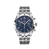  Shop Authentic Breitling Avi Chronograph 42 Tribute to Vought F4U Corsair Blue Dial Silver Steel Strap Watch for Men - A233801A1C1A1 - Luxxuri