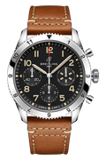  Shop Authentic Breitling Avi Chronograph 42 P-51 Mustang Black Dial Brown Leather Strap Watch for Men - A233803A1B1X1 - Luxxuri