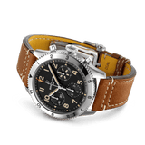  Shop Authentic Breitling Avi Chronograph 42 P-51 Mustang Black Dial Brown Leather Strap Watch for Men - A233803A1B1X1 - Luxxuri