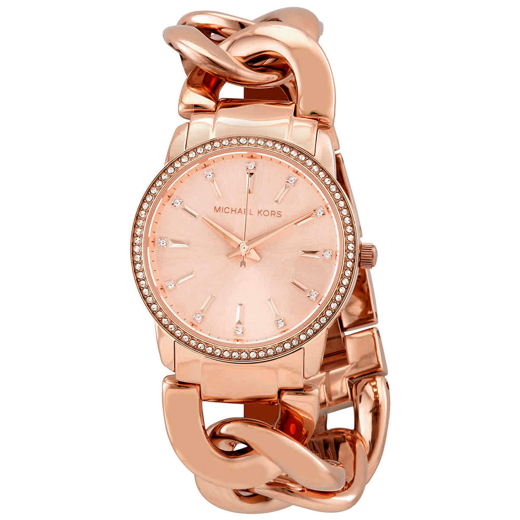  Shop Authentic Michael Kors Nini Quartz Crystals Rose Gold Dial Rose Go Watch For Women - MK3236 - Luxxuri