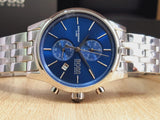  Shop Authentic Hugo Boss Jet Blue Dial Silver Steel Strap Watch for Men - 1513384 - Luxxuri