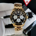  Shop Authentic Guess Odyssey Multifunction Black Dial Gold Steel Strap Watch For Men - W1107G4 - Luxxuri