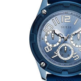  Shop Authentic Guess Delta Blue Dial Blue Silicone Strap Watch for Men - GW0051G4 - Luxxuri