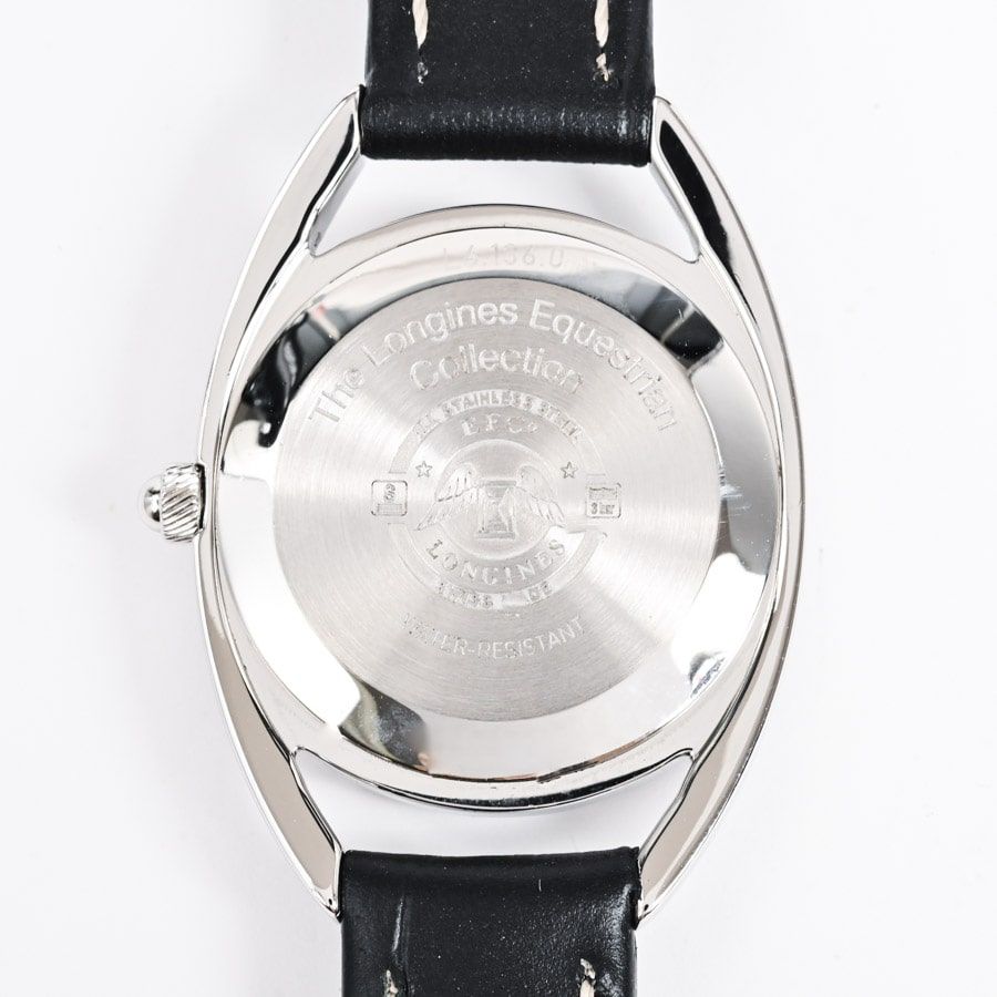  Shop Authentic Longines Equestrian Arche Quartz Diamond Black Dial Watch for Women - L6.136.0.57.0 - Luxxuri