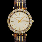  Shop Authentic Michael Kors Darci Gold Dial Brown Two Tone Steel Strap Watch for Women - MK4326 - Luxxuri