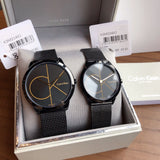  Shop Authentic Calvin Klein Minimal Black Dial Black Mesh Bracelet Watch for Men - K3M214X1 - Luxxuri
