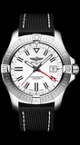 Shop Authentic Breitling Avenger Automatic GMT 43 White Dial Black Nylon Strap Watch for Men - A32397101A1X1 - Luxxuri