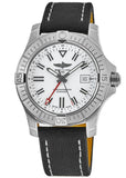  Shop Authentic Breitling Avenger Automatic GMT 43 White Dial Black Nylon Strap Watch for Men - A32397101A1X1 - Luxxuri