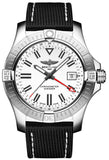  Shop Authentic Breitling Avenger Automatic GMT 43 White Dial Black Nylon Strap Watch for Men - A32397101A1X1 - Luxxuri