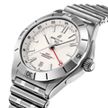 Breitling Chronomat GMT 40 White Dial Silver Steel Strap Watch for Men - A32398101A1A1