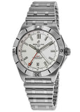  Shop Authentic Breitling Chronomat GMT 40 White Dial Silver Steel Strap Watch for Men - A32398101A1A1 - Luxxuri