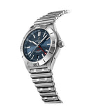  Shop Authentic Breitling Chronomat GMT 40 Blue Dial Silver Steel Strap Watch for Men - A32398101C1A1 - Luxxuri