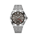 Breitling Chronomat GMT 40 Brown Dial Silver Steel Strap Watch for Men - A32398101M1A1