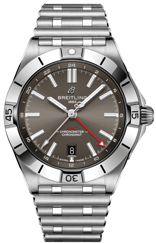  Shop Authentic Breitling Chronomat GMT 40 Brown Dial Silver Steel Strap Watch for Men - A32398101M1A1 - Luxxuri