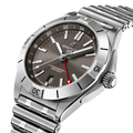 Breitling Chronomat GMT 40 Brown Dial Silver Steel Strap Watch for Men - A32398101M1A1